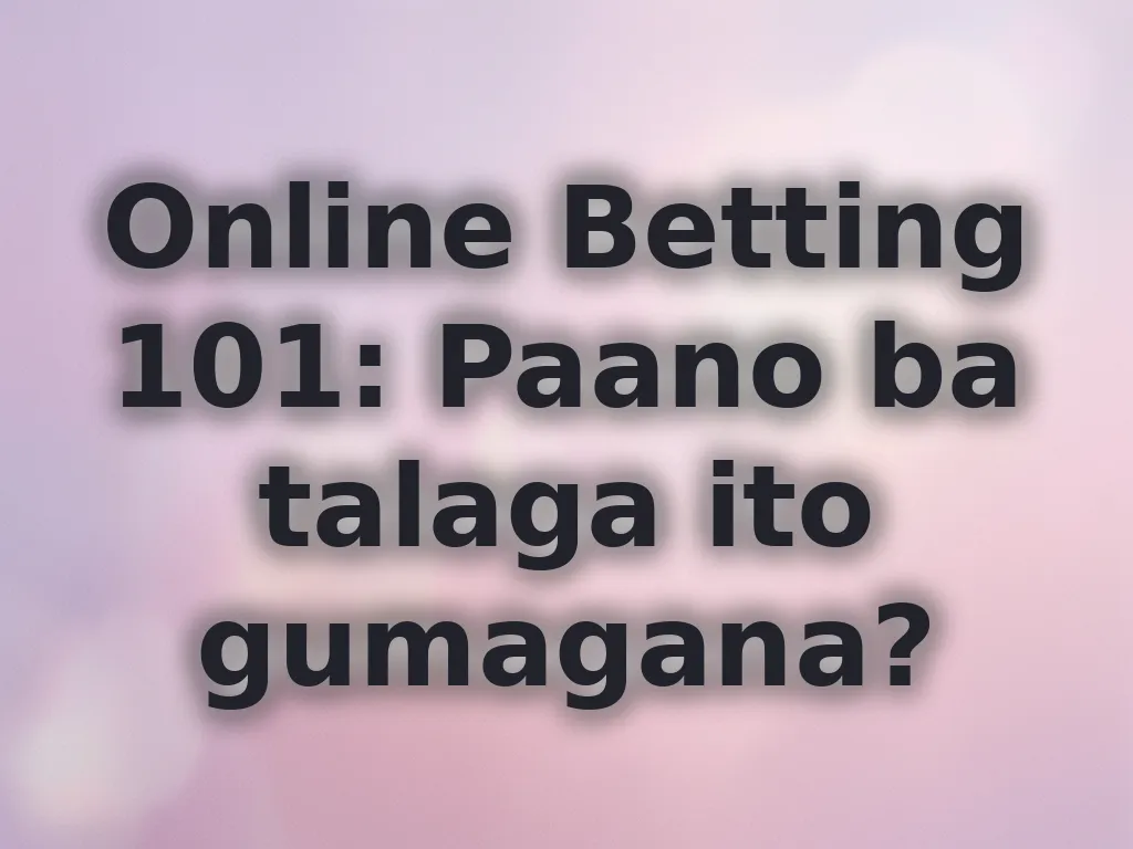 Online Betting 101
